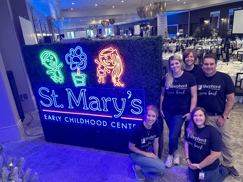 Volunteering at St. Mary's Early Childhood Center